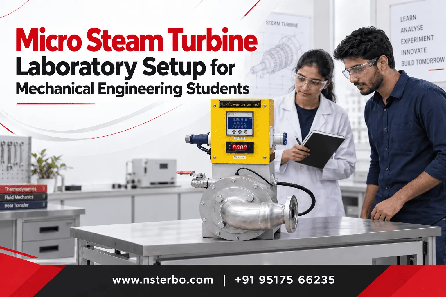 Micro Steam Turbine Laboratory Setup for Mechanical Engineering Students